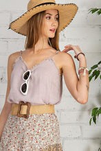 Load image into Gallery viewer, Dusty Rose Textured Cami By Easel
